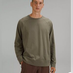 LULULEMON Men’s Heavyweight Cotton Jersey Ribbed Long Sleeve